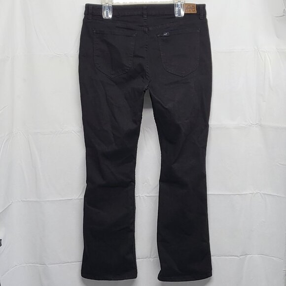 Lee Womens Jeans 14S Bootcut Premium Quality Smart Fit Black 35 X 29.5 - Picture 8 of 16